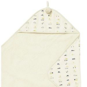 Organic Hooded Baby Towel — Traffic Jam